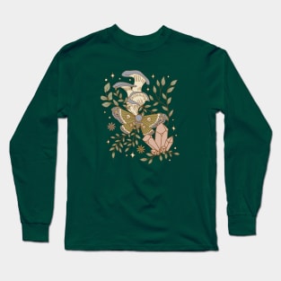 Whimsical Curiosities - Olive Long Sleeve T-Shirt